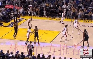 库里次节末找回手感连中2记三分，勇士领先热火6分